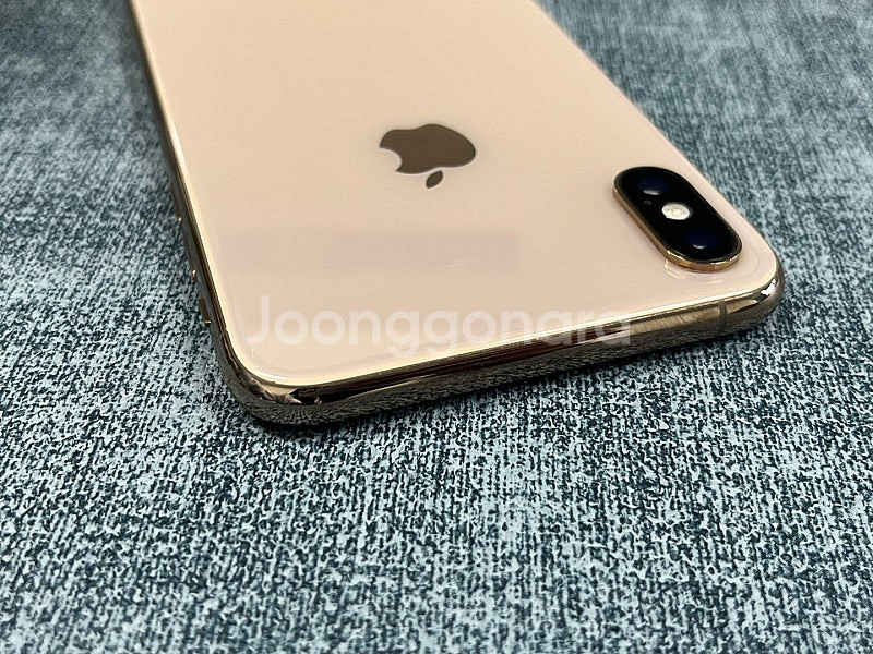 아이폰XS MAX 골드 64G 외관 깨끗한 A급 단말기 실사용 추천 정상해지 25만원 판매합니다--7